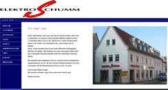 Desktop Screenshot of elektro-schumm.de